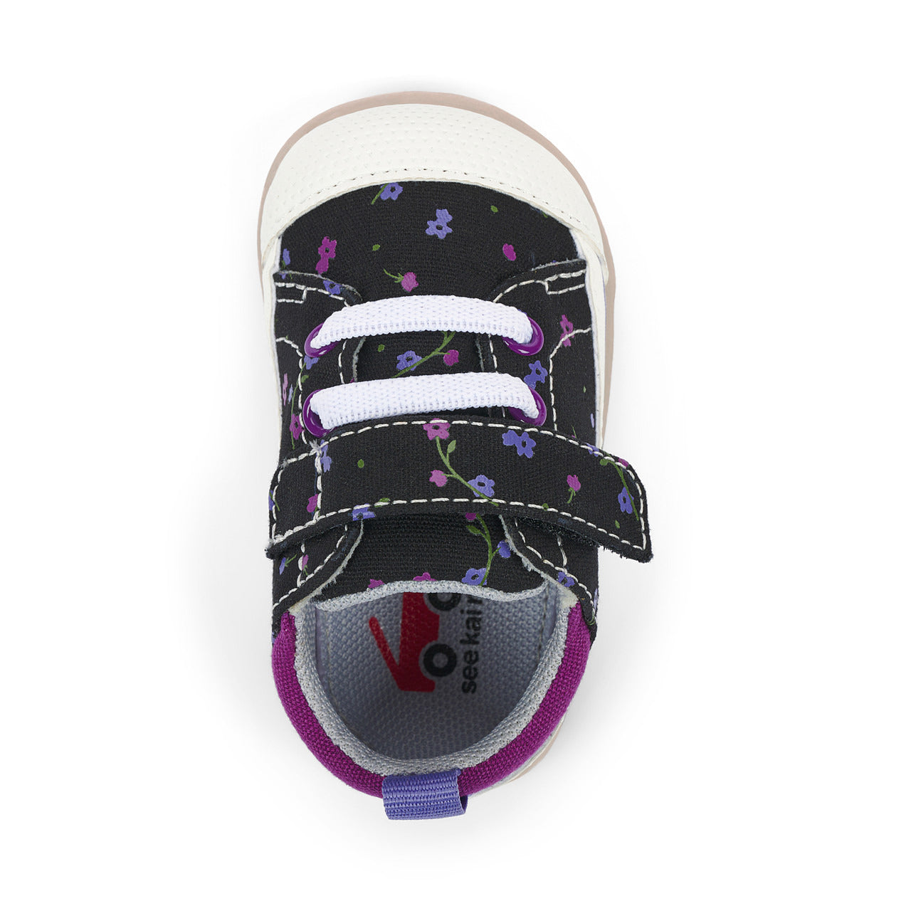 See Kai Run Girl's Stevie II (First Walker) Black Floral