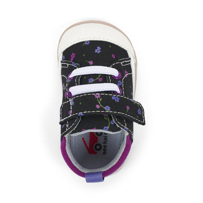 See Kai Run Girl's Stevie II (First Walker) Black Floral