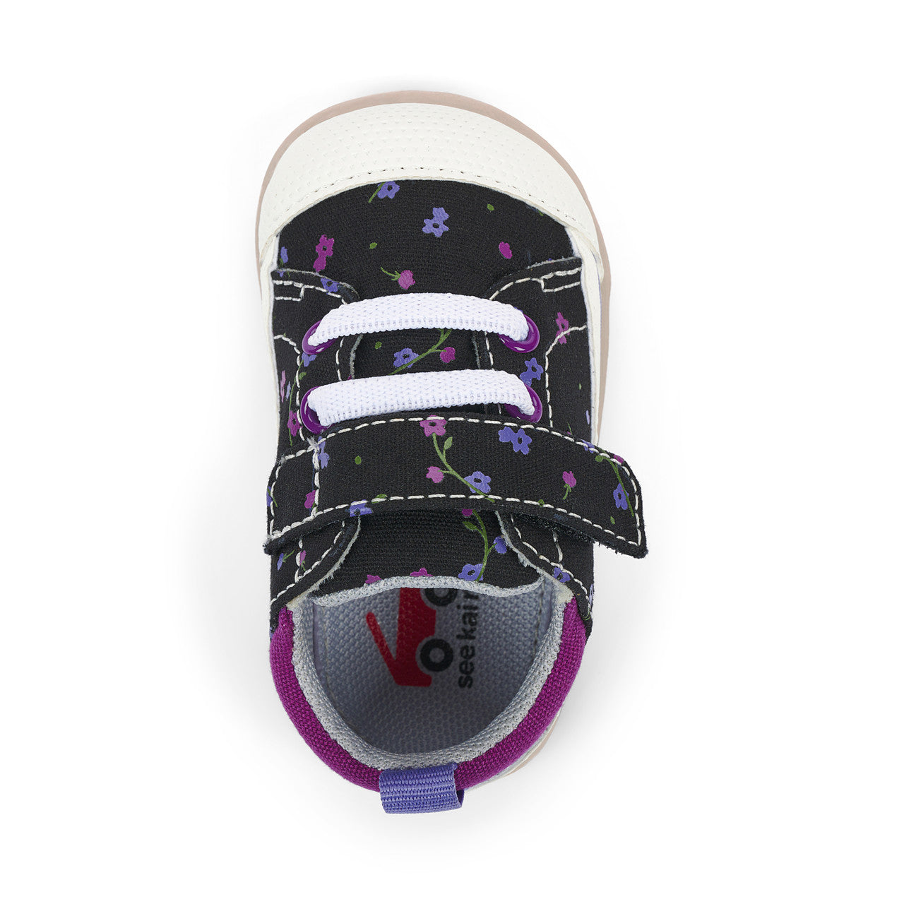See Kai Run Girl's Stevie II (First Walker) Black Floral