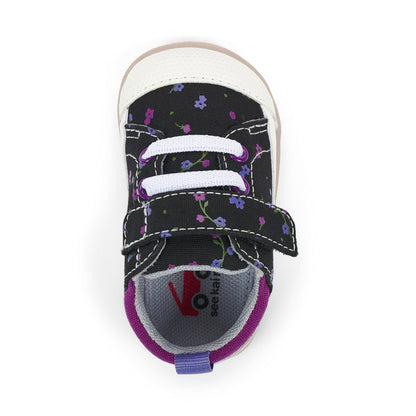 See Kai Run Girl's Stevie II (First Walker) Black Floral