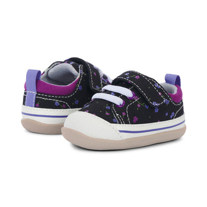 See Kai Run Girl's Stevie II (First Walker) Black Floral