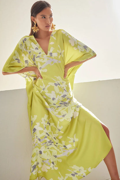 NATORI Sumi-E Caftan
