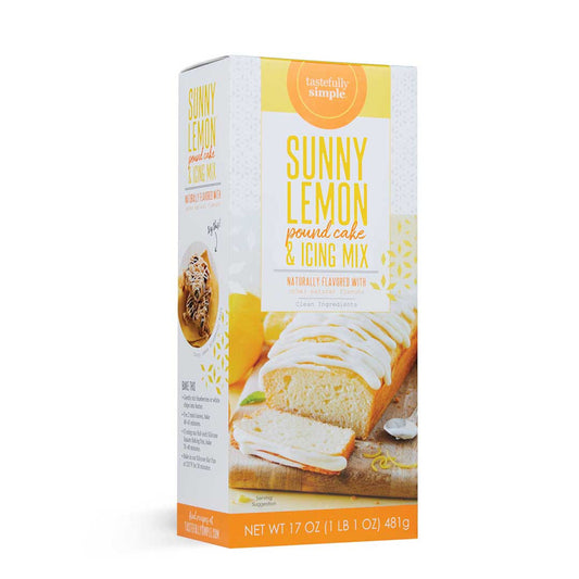 Tastefully Simple Sunny Lemon Pound Cake & Icing Mix