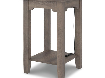 Ashley Furniture Arlenbry Chairside End Table with USB Ports & Outlets