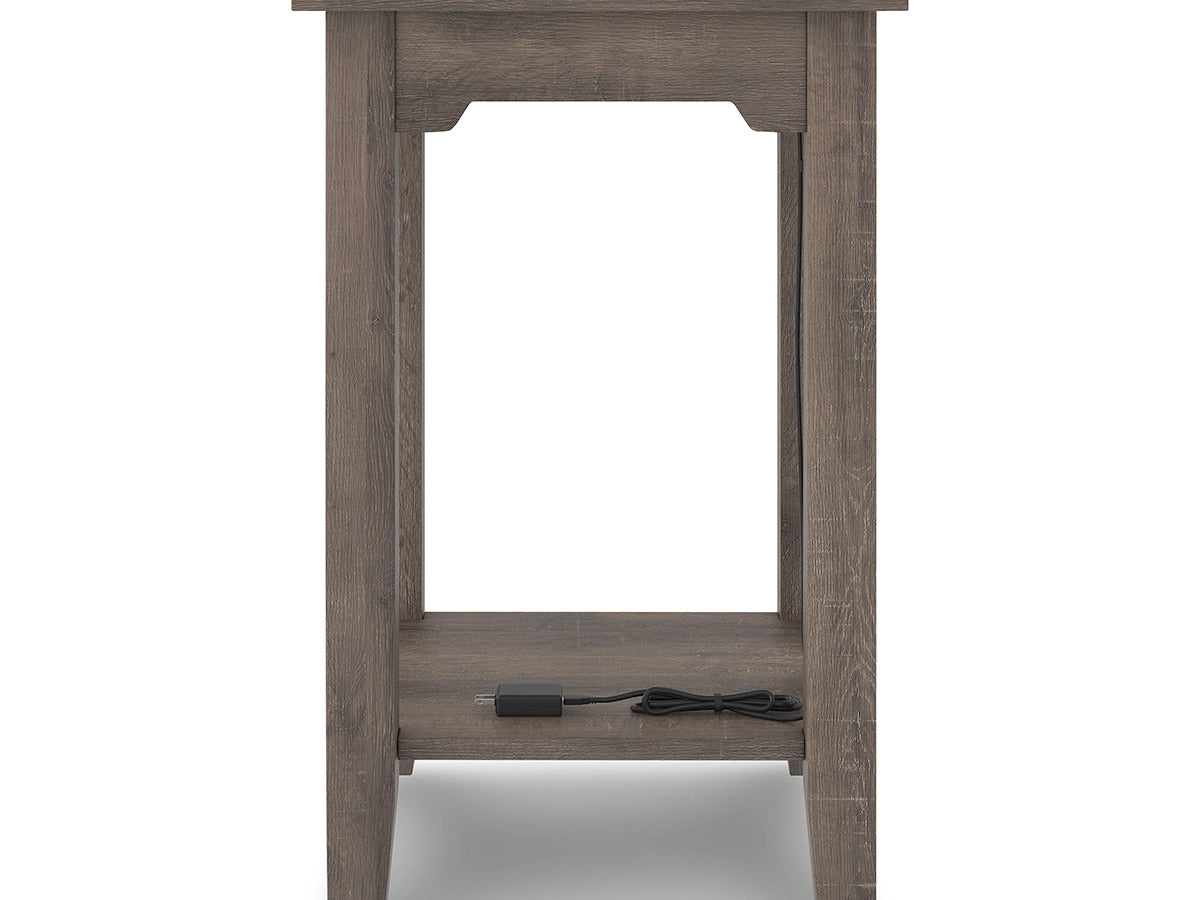 Ashley Furniture Arlenbry Chairside End Table with USB Ports & Outlets