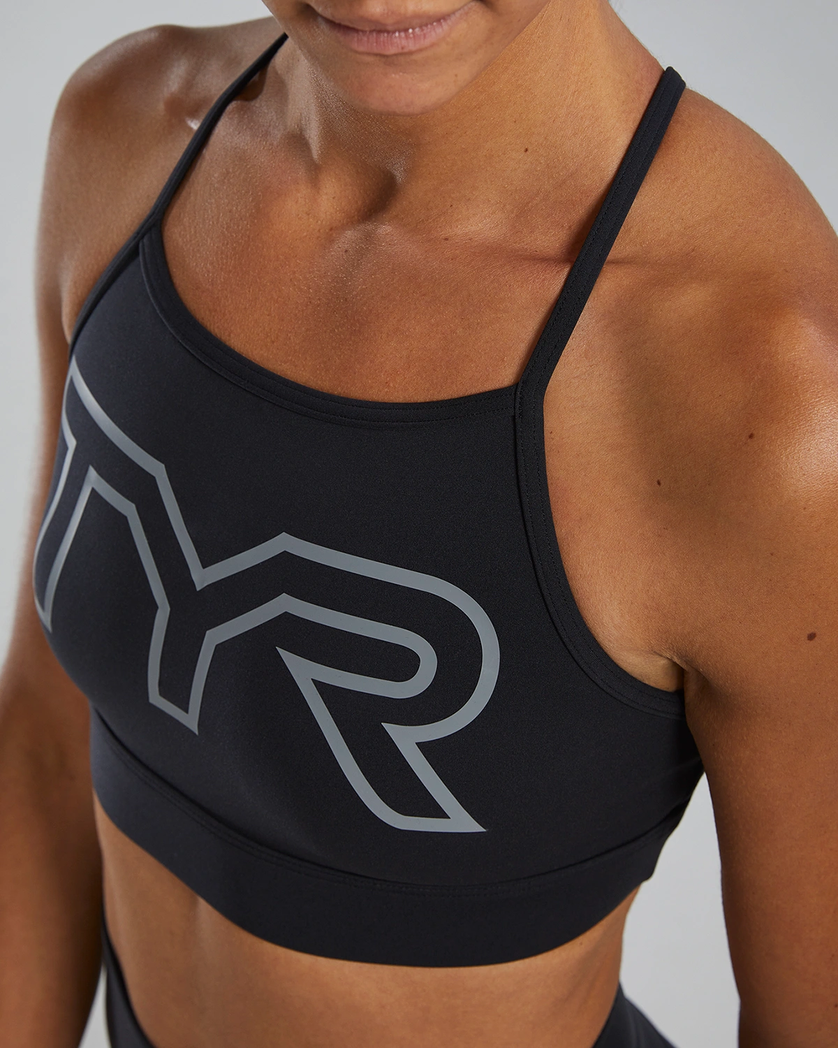 TYR Women's TYR Joule Elite Women's High Neck Sports Bra - Solid 1