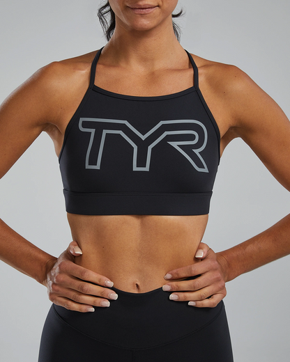 TYR Women's TYR Joule Elite Women's High Neck Sports Bra - Solid 1