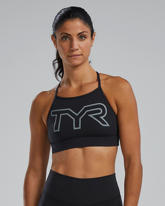 TYR Women's TYR Joule Elite Women's High Neck Sports Bra - Solid 1