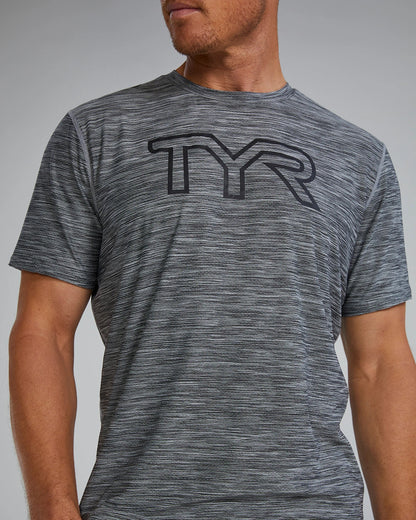 TYR Airtec Men's Big Logo Tee - Solid / Heather