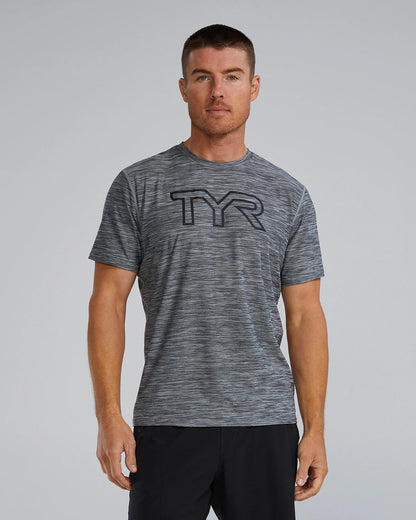 TYR Airtec Men's Big Logo Tee - Solid / Heather