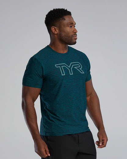 TYR Airtec Men's Big Logo Tee - Solid / Heather