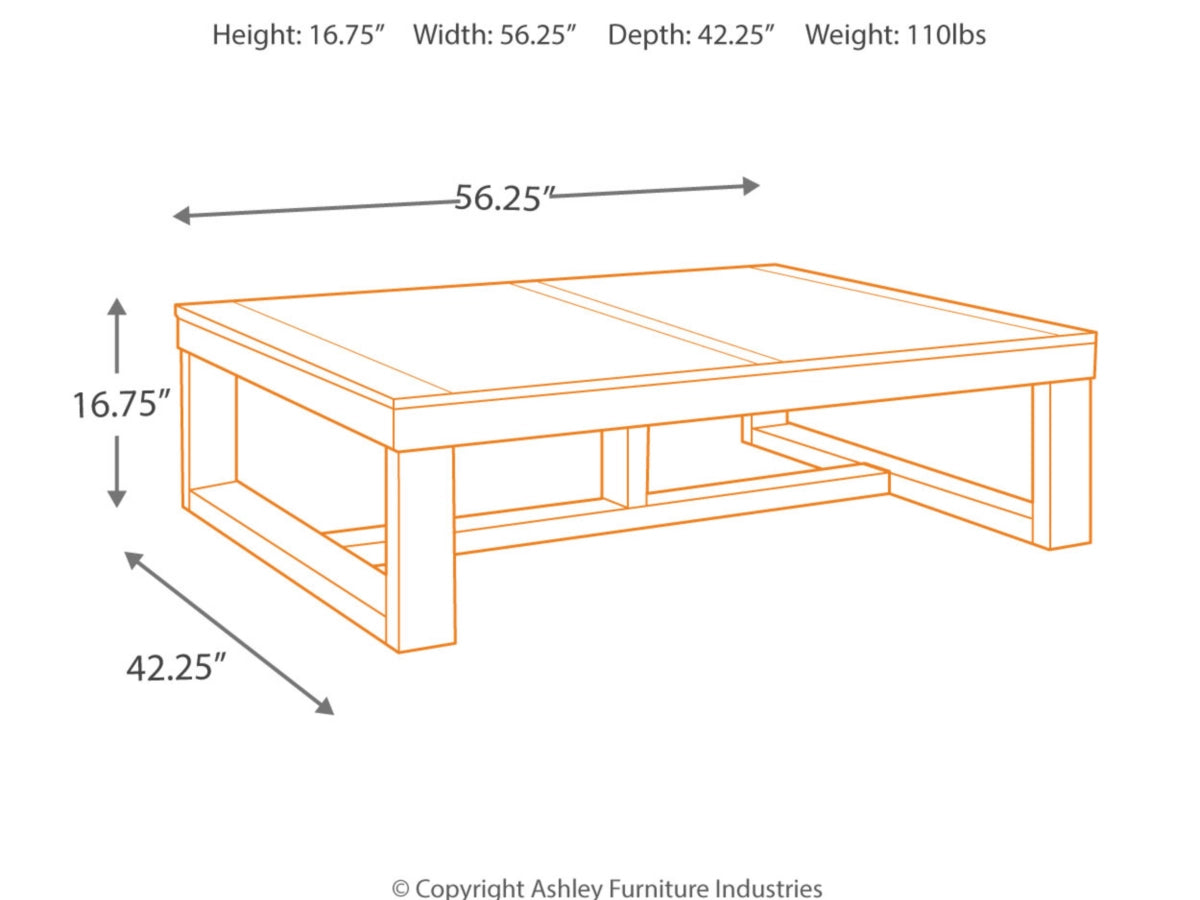 Ashley Furniture Cariton Coffee Table