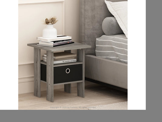 Ashley Furniture Andrey End Table with Bin Drawer