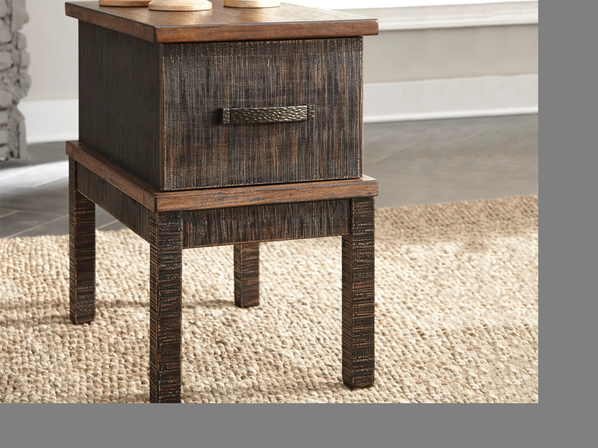 Ashley Furniture Stanah Chairside End Table with USB Ports & Outlets