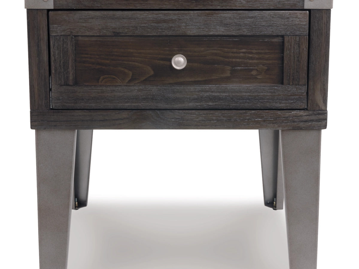 Ashley Furniture Todoe End Table with USB Ports & Outlets