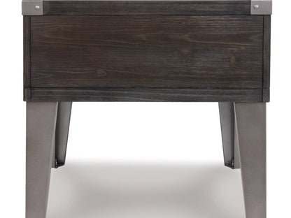 Ashley Furniture Todoe End Table with USB Ports & Outlets