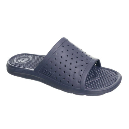 Totes Men's Perforated Ara Slide with Everywear Technology