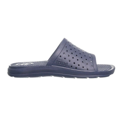 Totes Men's Perforated Ara Slide with Everywear Technology