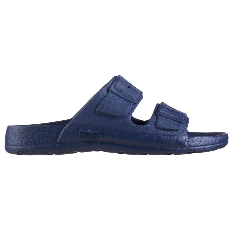 Totes Women's Double Buckle Slide with Everywear Technology