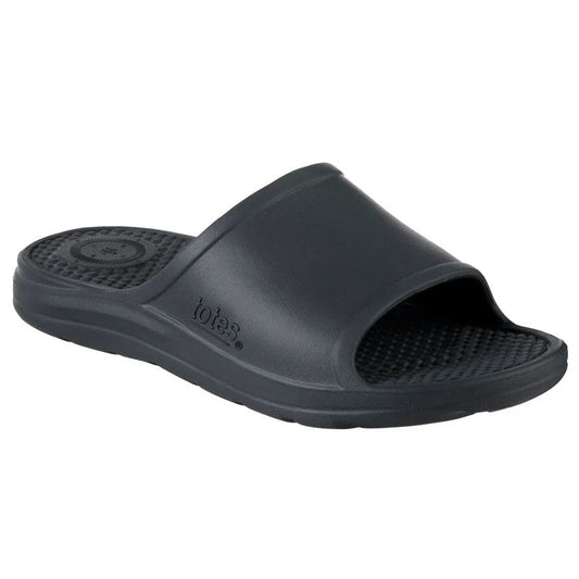 Totes Men's Everywear Sport Slide with Everywear Technology