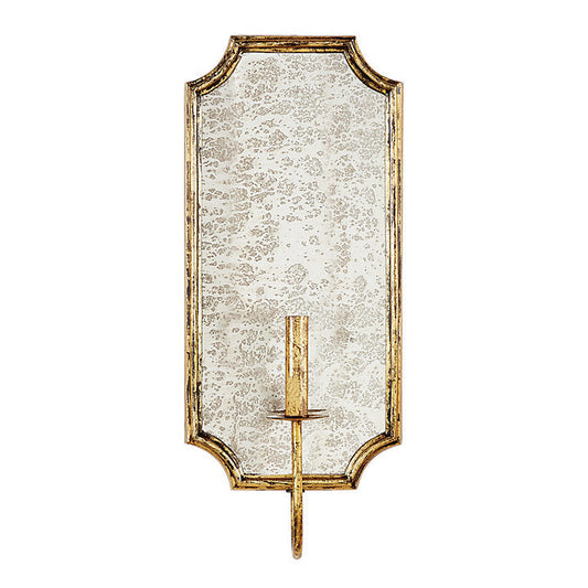 Ballard Designs Cora 1-Light Antique Mirror Sconce - Cora 1-Light Antique Mirror Sconce