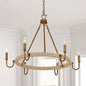 Ballard Designs Savannah 6-Light Jute Wrapped Chandelier