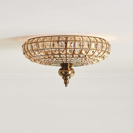 Ballard Designs Lucille Faceted Crystal Ceiling Mount