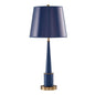Ballard Designs Didi Table Lamp - Navy With Brass
