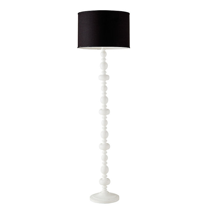 Ballard Designs Peyton Wood Floor Lamp - Peyton Wood Floor Lamp With Shade (Natural)