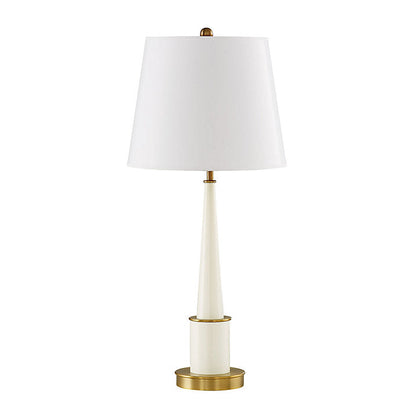 Ballard Designs Didi Table Lamp - White with brass