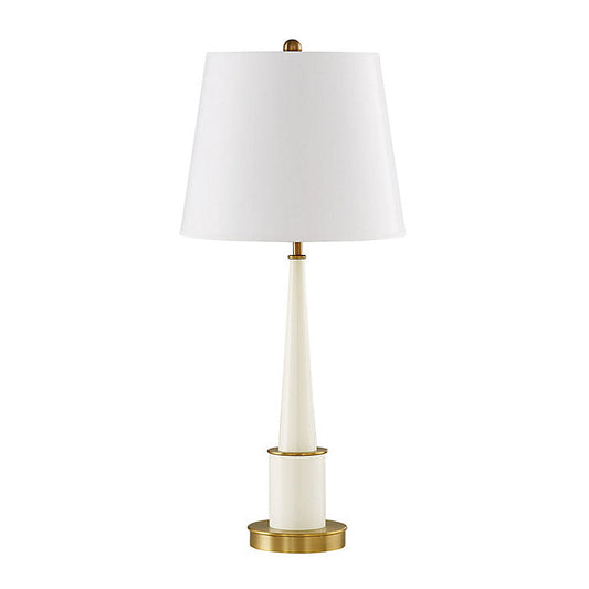 Ballard Designs Didi Table Lamp - White with brass