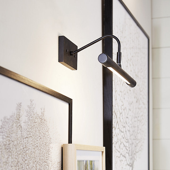 Ballard Designs LED Art Display Sconce - Antique Brass