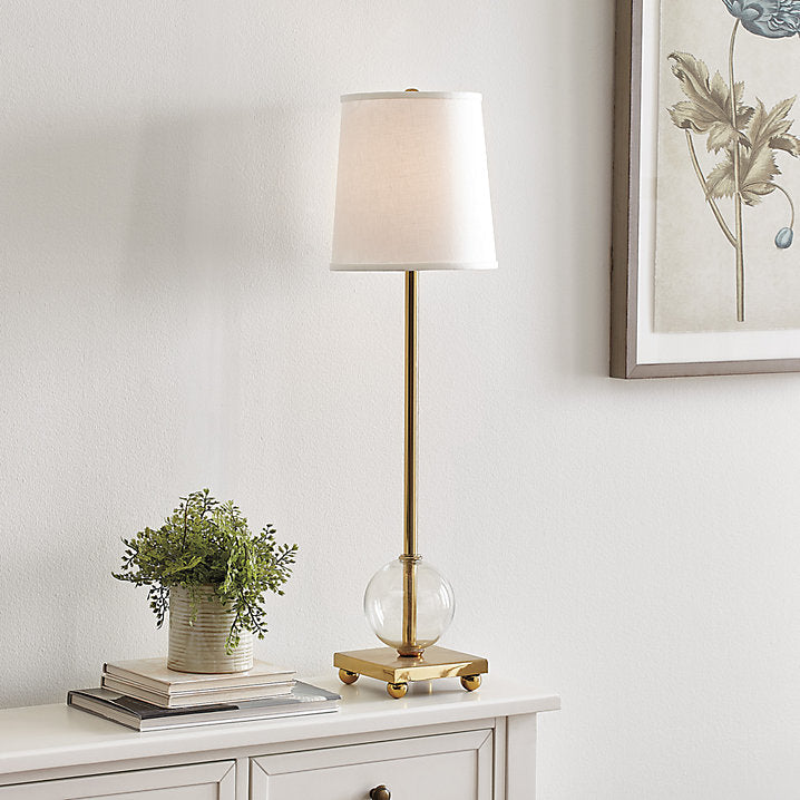 Ballard Designs Celia Glass Buffet Lamp