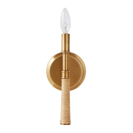 Ballard Designs Desta 1-Light Rattan Sconce - Desta 1-Light Rattan Sconce