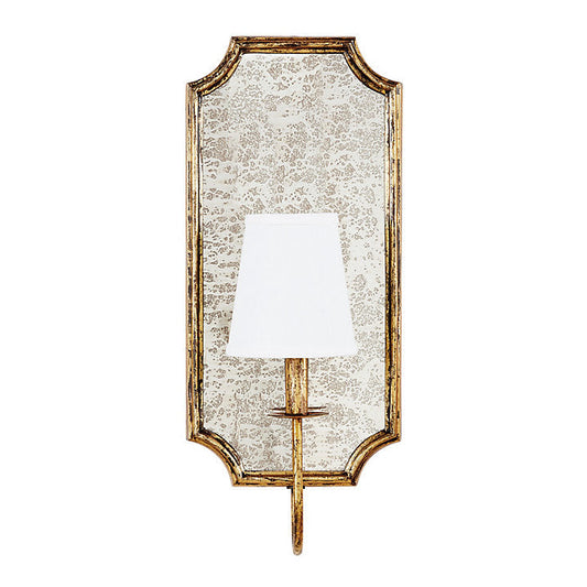 Ballard Designs Cora 1-Light Antique Mirror Sconce