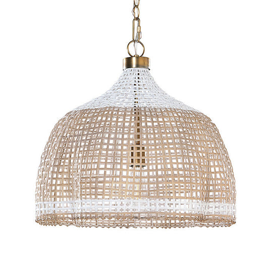 Ballard Designs Farrah Woven Pendant