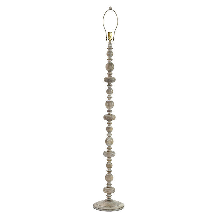 Ballard Designs Peyton Wood Floor Lamp - Peyton Wood Floor Lamp With Shade (Natural)