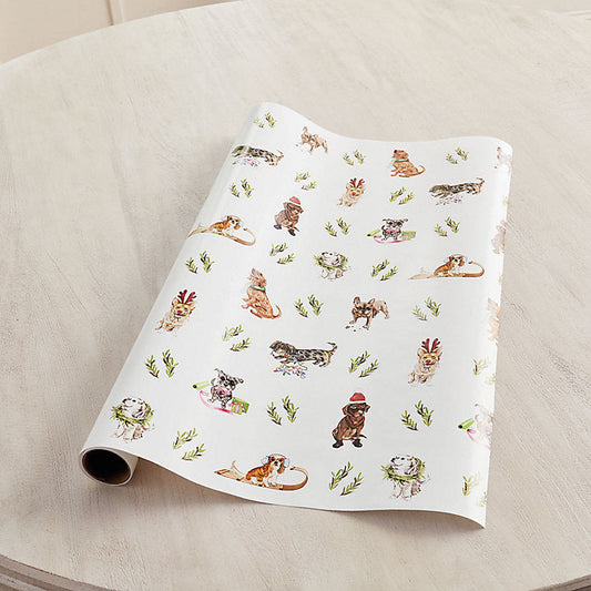 Ballard Designs Holiday Dogs Gift Wrap