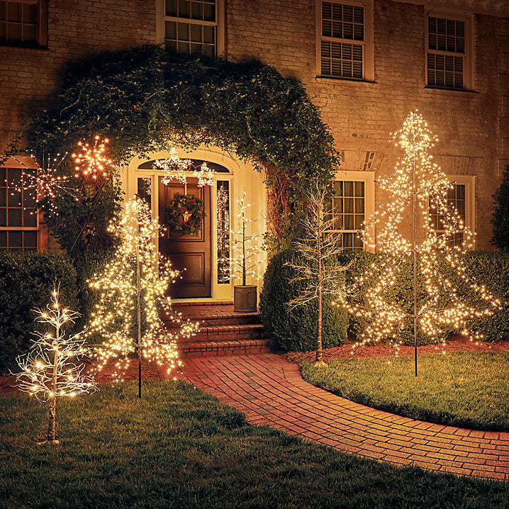 Ballard Designs LED Twinkle Metal Staked Tree