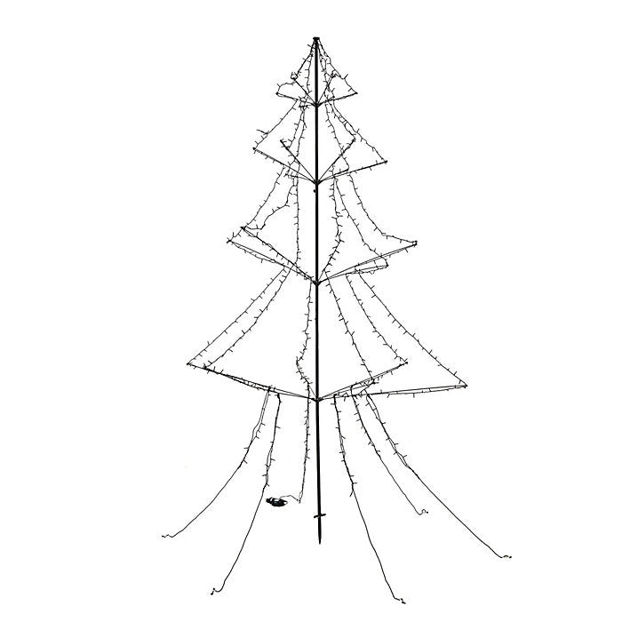 Ballard Designs LED Twinkle Metal Staked Tree