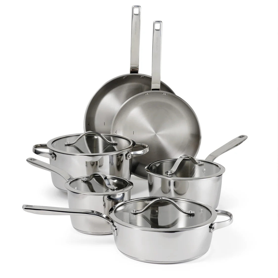 Tramontina USA Tempo Tri-Ply Base Stainless Steel Cookware Set