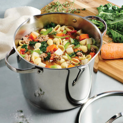 Tramontina USA Tempo Tri-Ply Base Stainless Steel Cookware Set