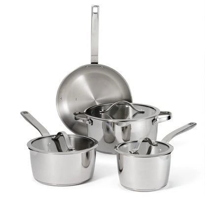 Tramontina USA Tempo Tri-Ply Base Stainless Steel Cookware Set