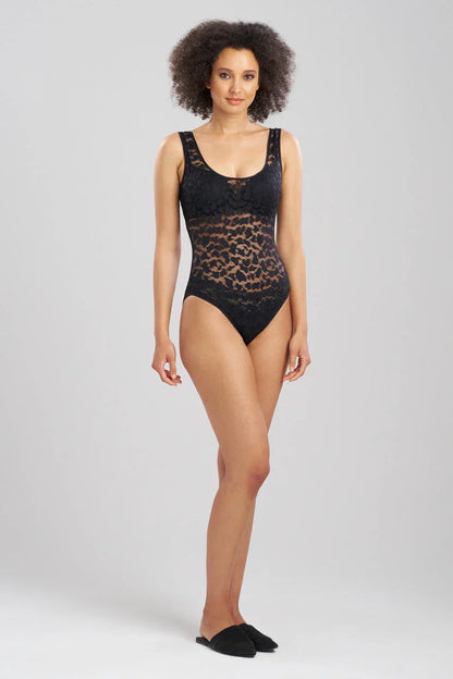 NATORI Temptation Sheer Allover Lace Bodysuit