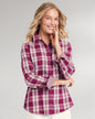 BLAIR Women’s Top Plaid & Gingham Brushed-Cotton Shirt (Petite) - x2