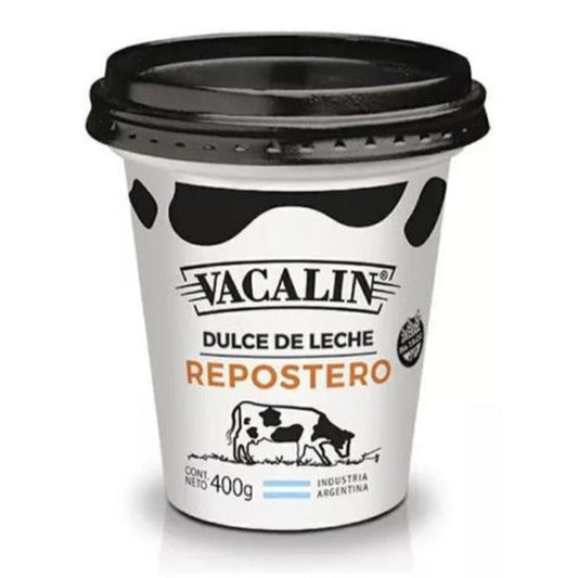 Pampa Direct Vacalin Dulce de Leche Repostero Confectioner's Thicker Milk Confiture for Bakeries, Cakes and Pastry, 400 g / 14.1 oz
