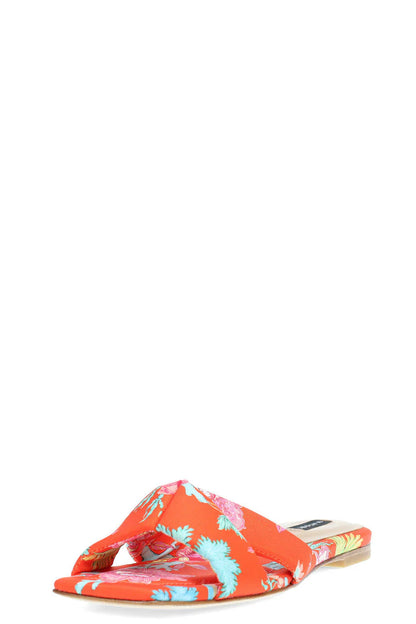 Natori Vitta Hinami Slide Sandals - orange