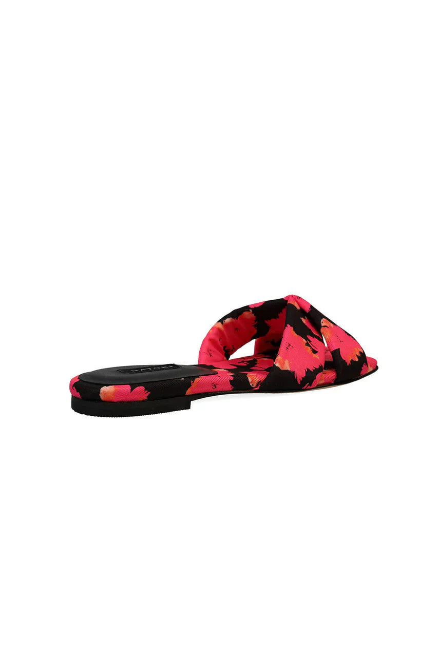 Natori Vitta Taichou Slide Sandals - pink/orange