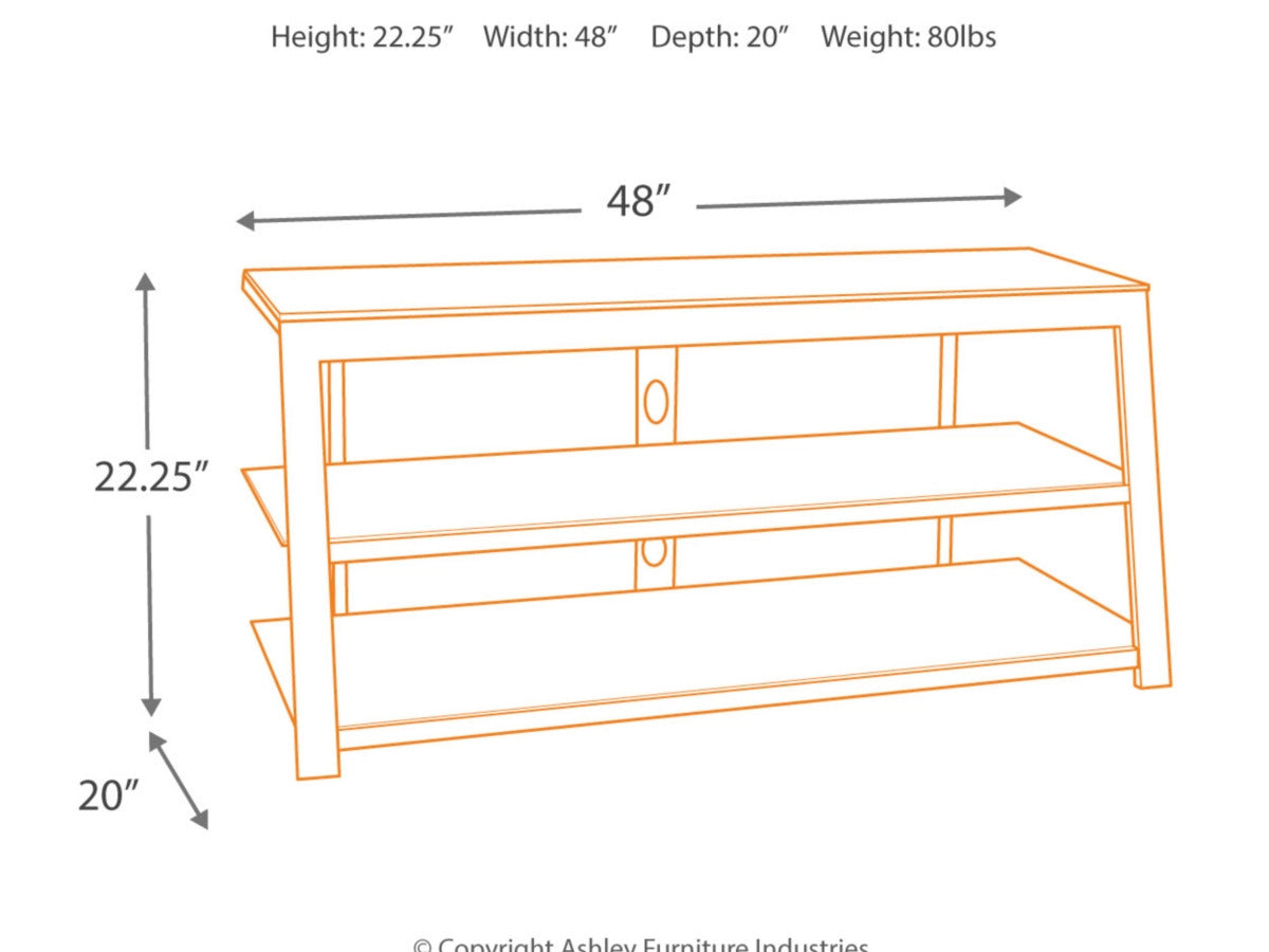 Ashley Furniture Rollynx 48" TV Stand