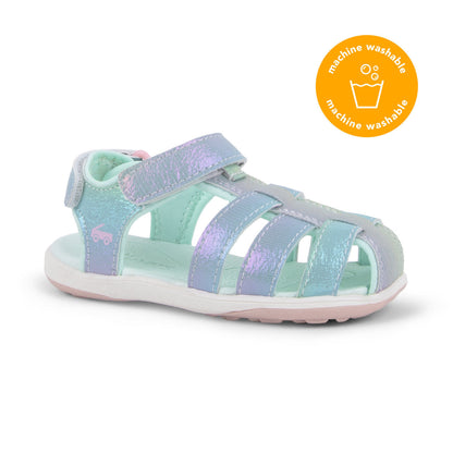 See Kai Run Girl's Paley Silver Rainbows
